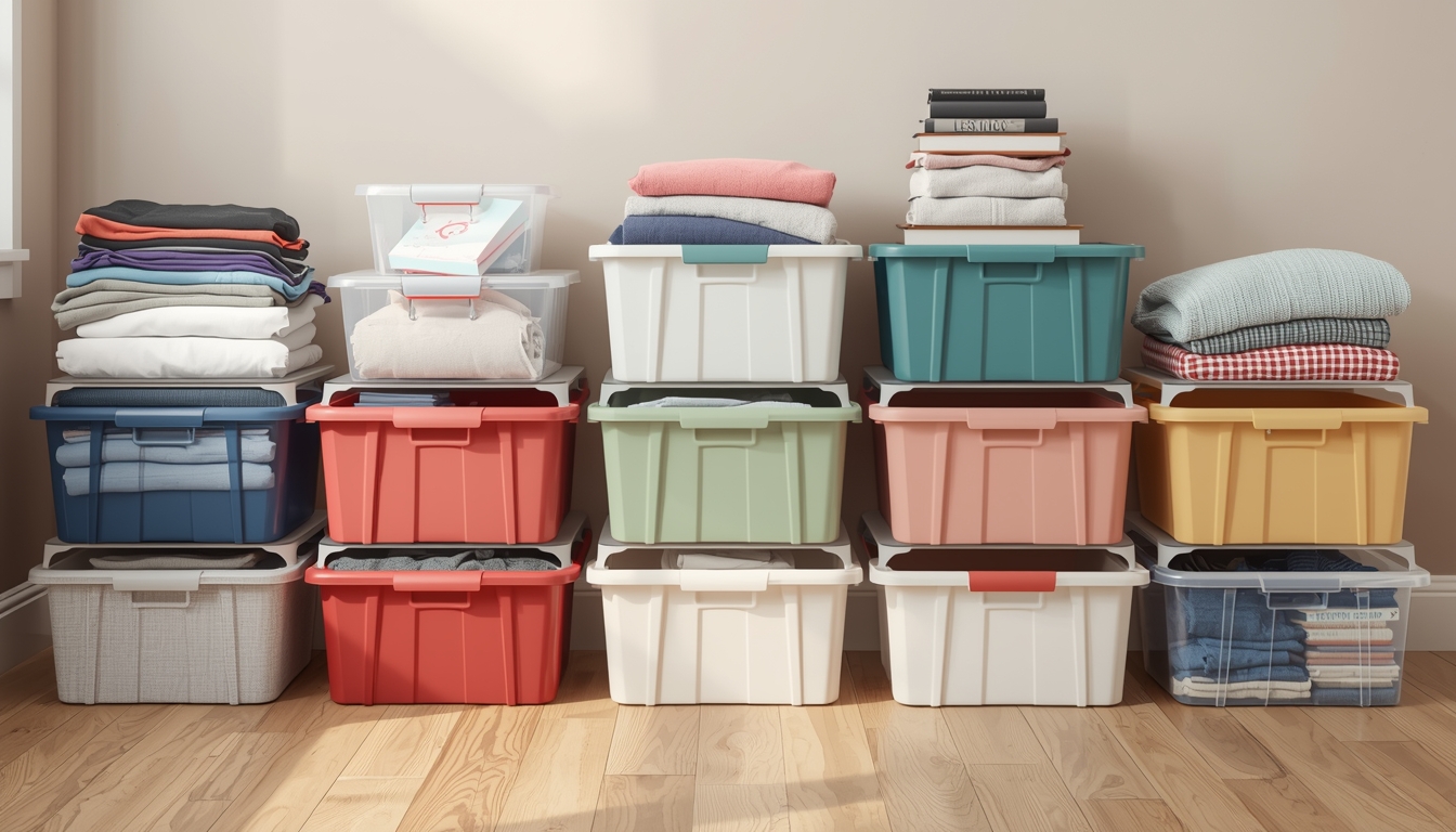 Modular storage bins for organizing